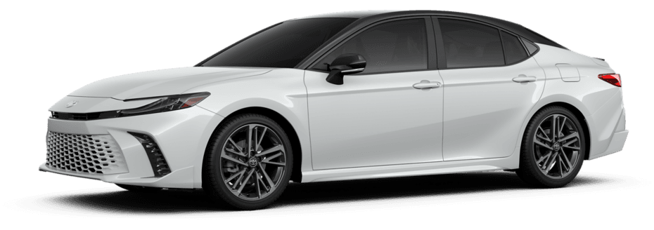 White 2026 Toyota Camry XSE shown as a current-generation reference